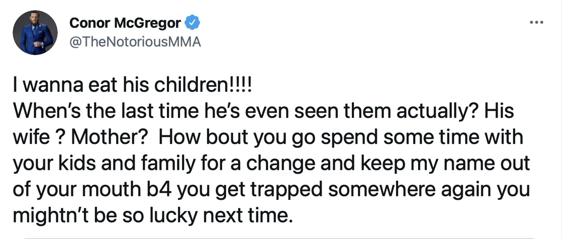 UFC news: Conor McGregor responded to Khabib's criticism by quoting the famous phrase of Mike Tyson