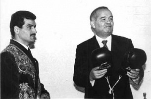 С президентом Узбекистана Исламом Каримовым
